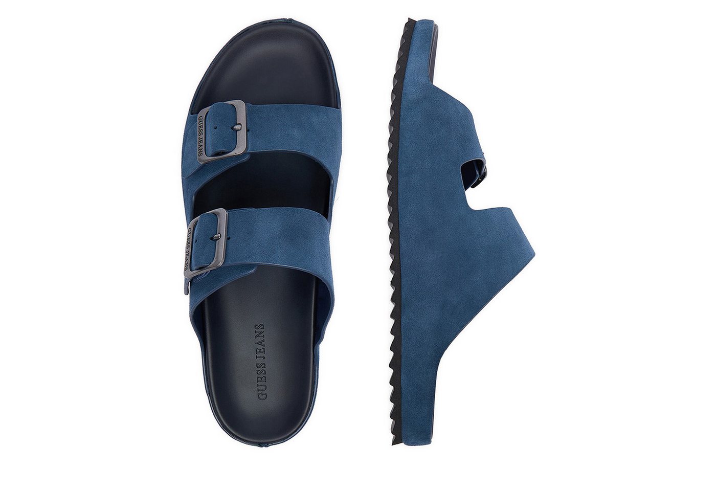 GUESS JEANS Herren-Flip-Flops Blau Badepantolette