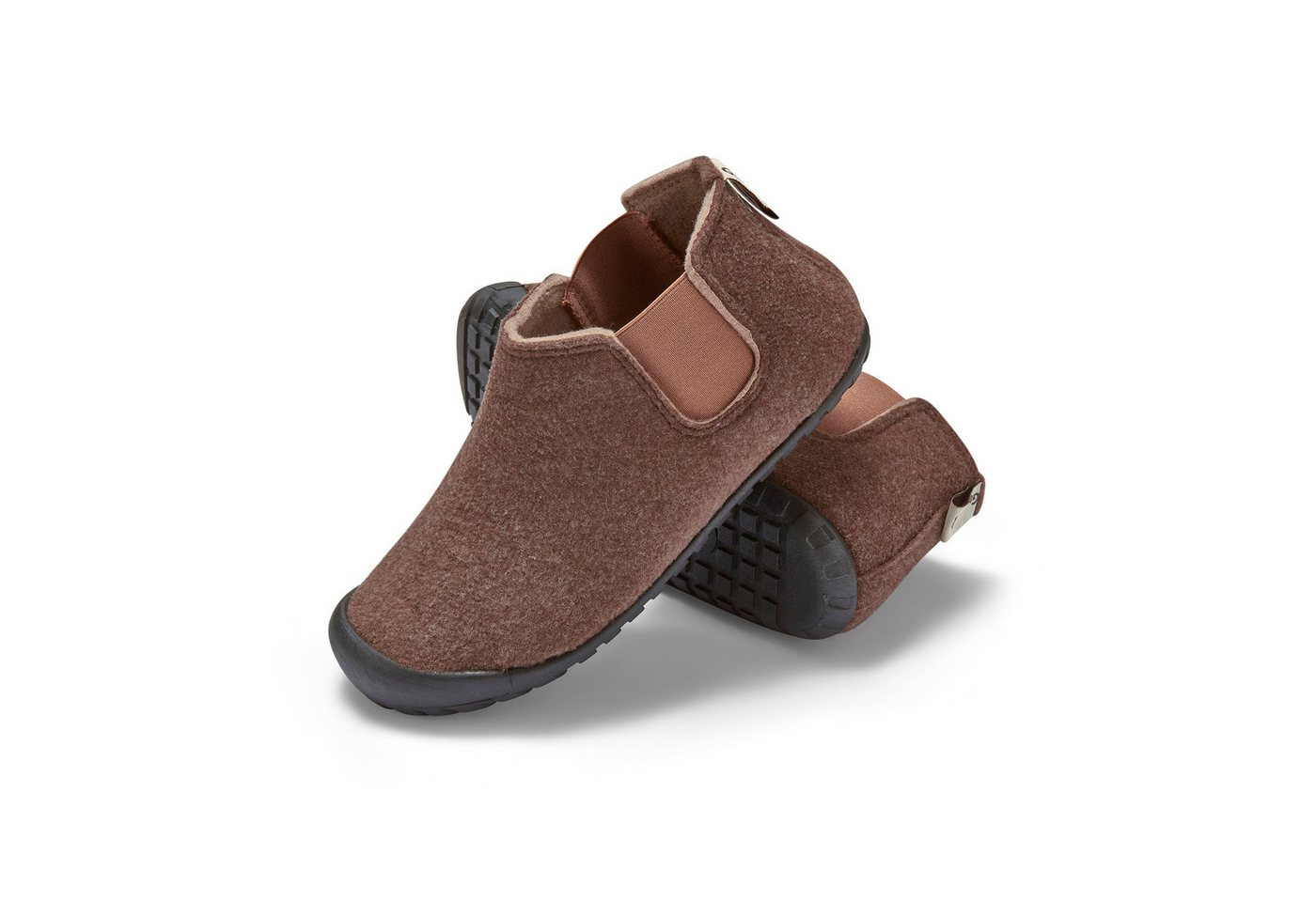 Gumbies Brumby in Chocolate-Cream Hausschuh aus recycelten Materialien, rutschfeste & stabile Sohle