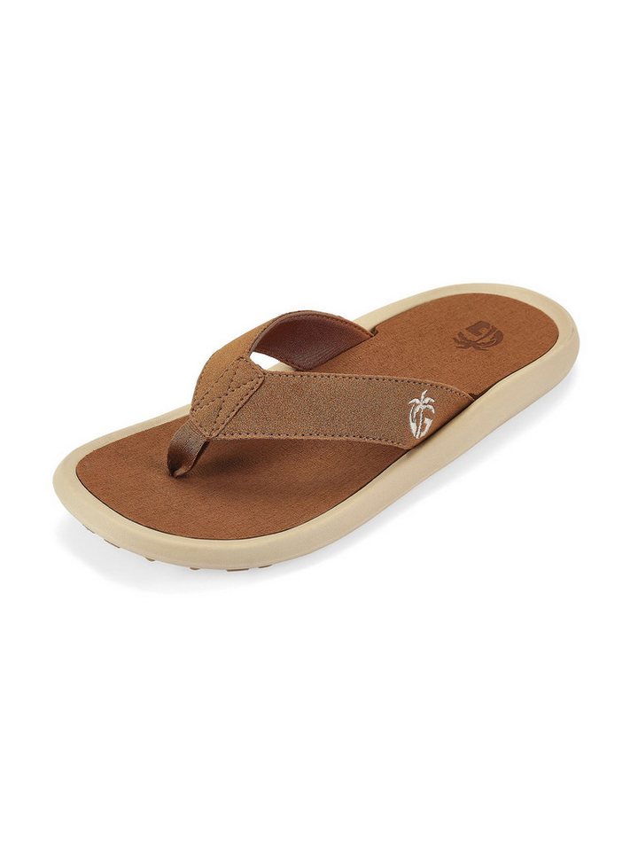 Gumbies Noosa T-Strap-Sandale (braun)