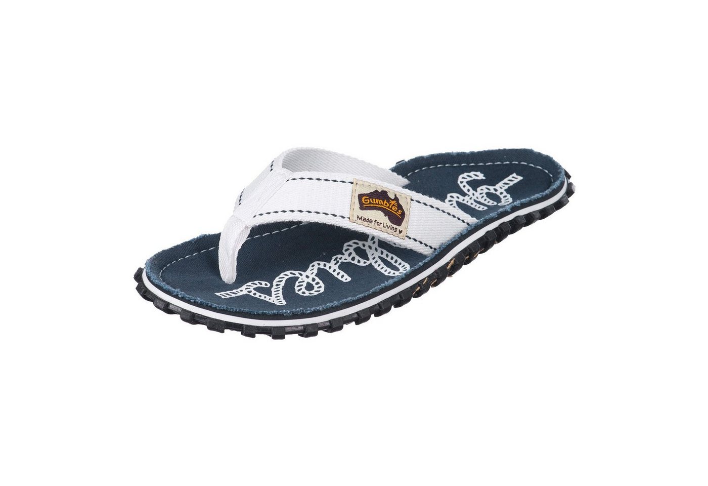 Gumbies Original Islander Zehentrenner mit ergonomisch geformtem Fußbett (2207 rope)