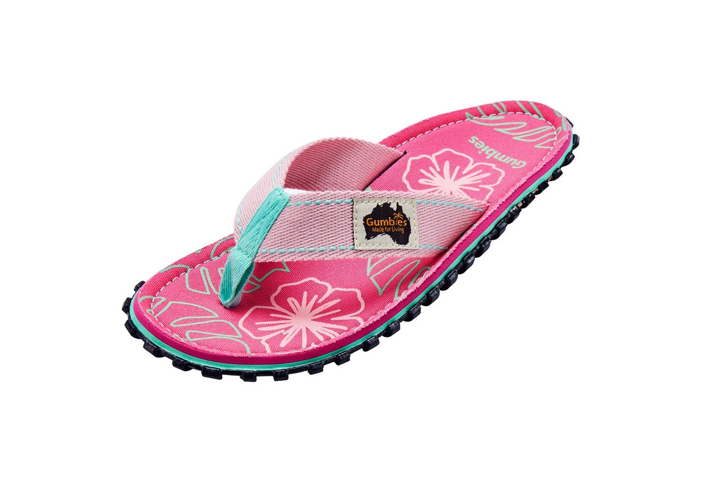 Gumbies Original Islander Zehentrenner mit ergonomisch geformtem Fußbett