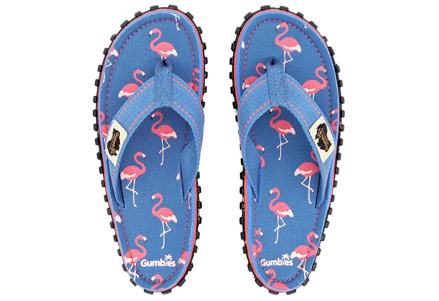Gumbies Original T-Strap-Zehentrenner (flamingo)