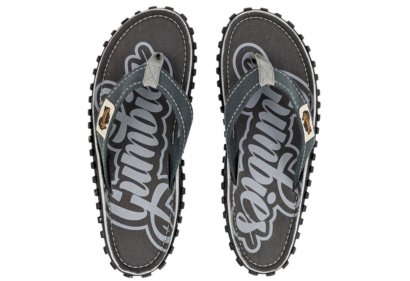 Gumbies Original T-Strap-Zehentrenner (grau)