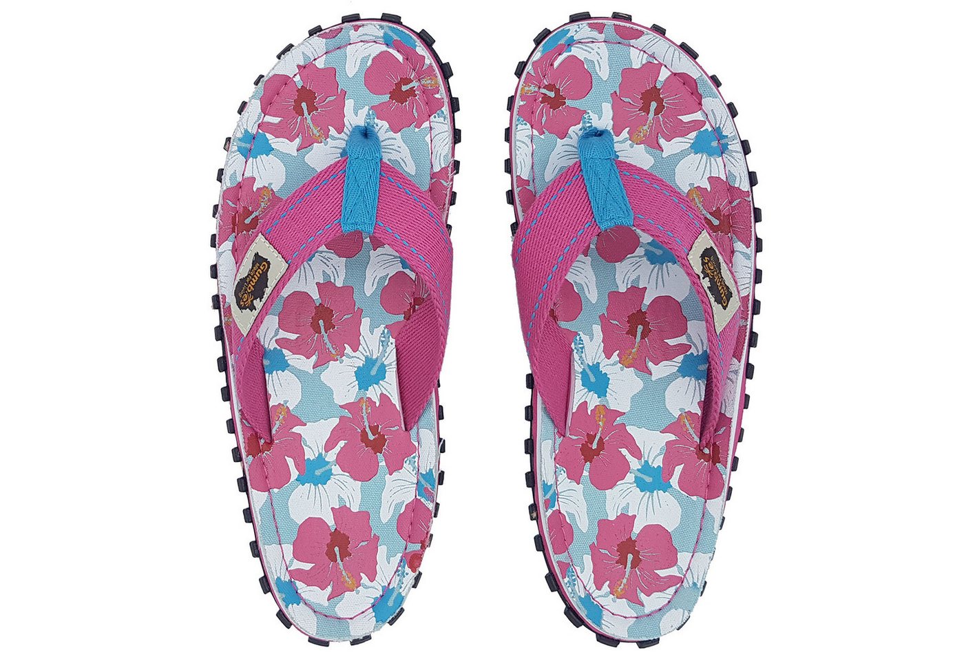 Gumbies Original T-Strap-Zehentrenner (mixed hibiscus)