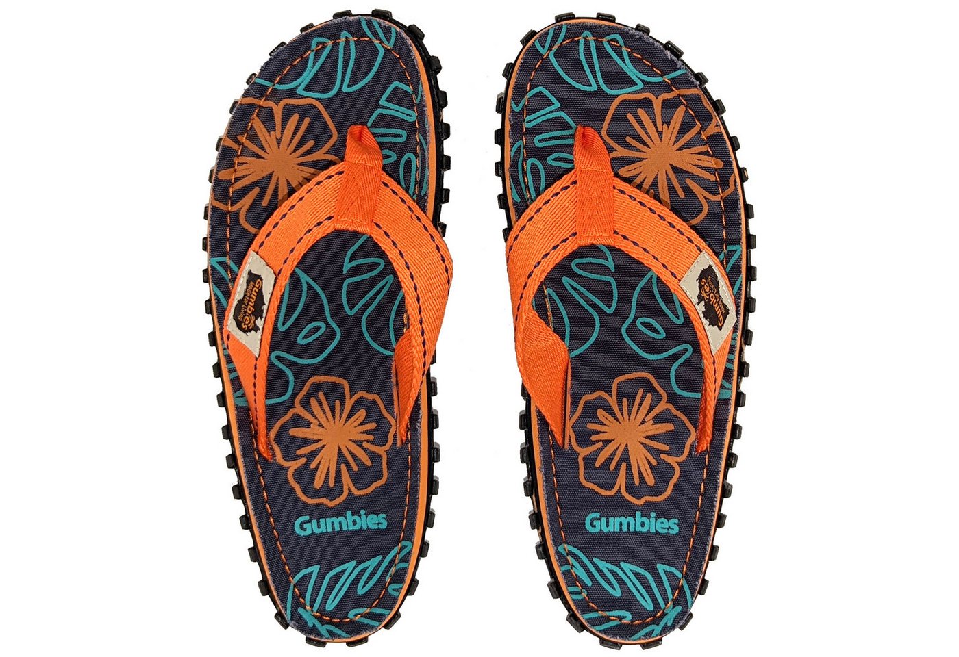 Gumbies Original T-Strap-Zehentrenner (orange)