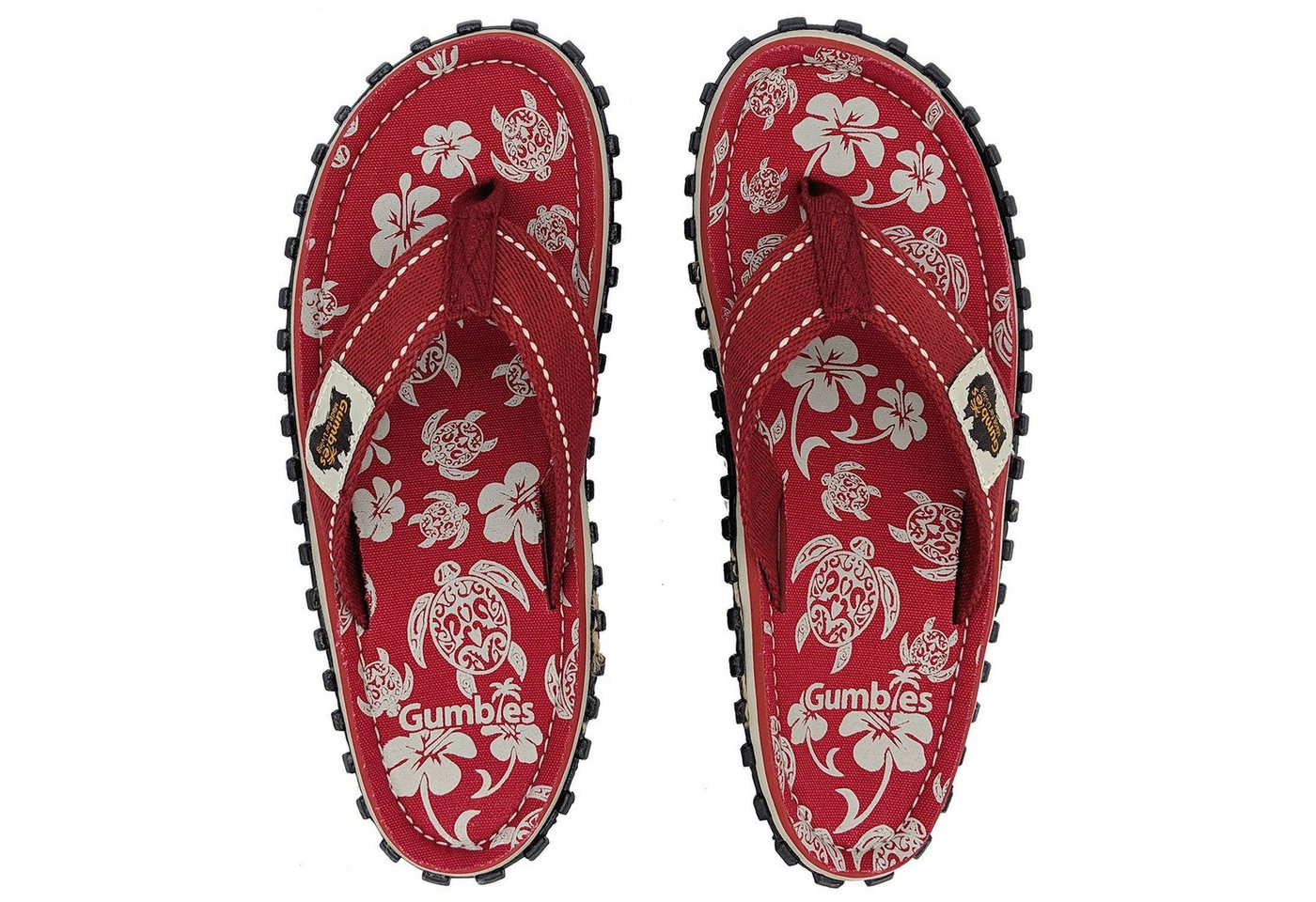 Gumbies Original T-Strap-Zehentrenner (rot)