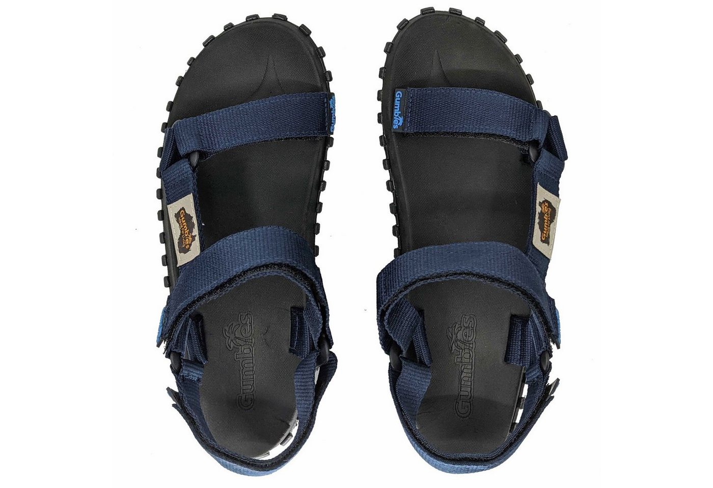 Gumbies Scrambler in Navy Sandalette Hergestellt aus recycelten Materialien