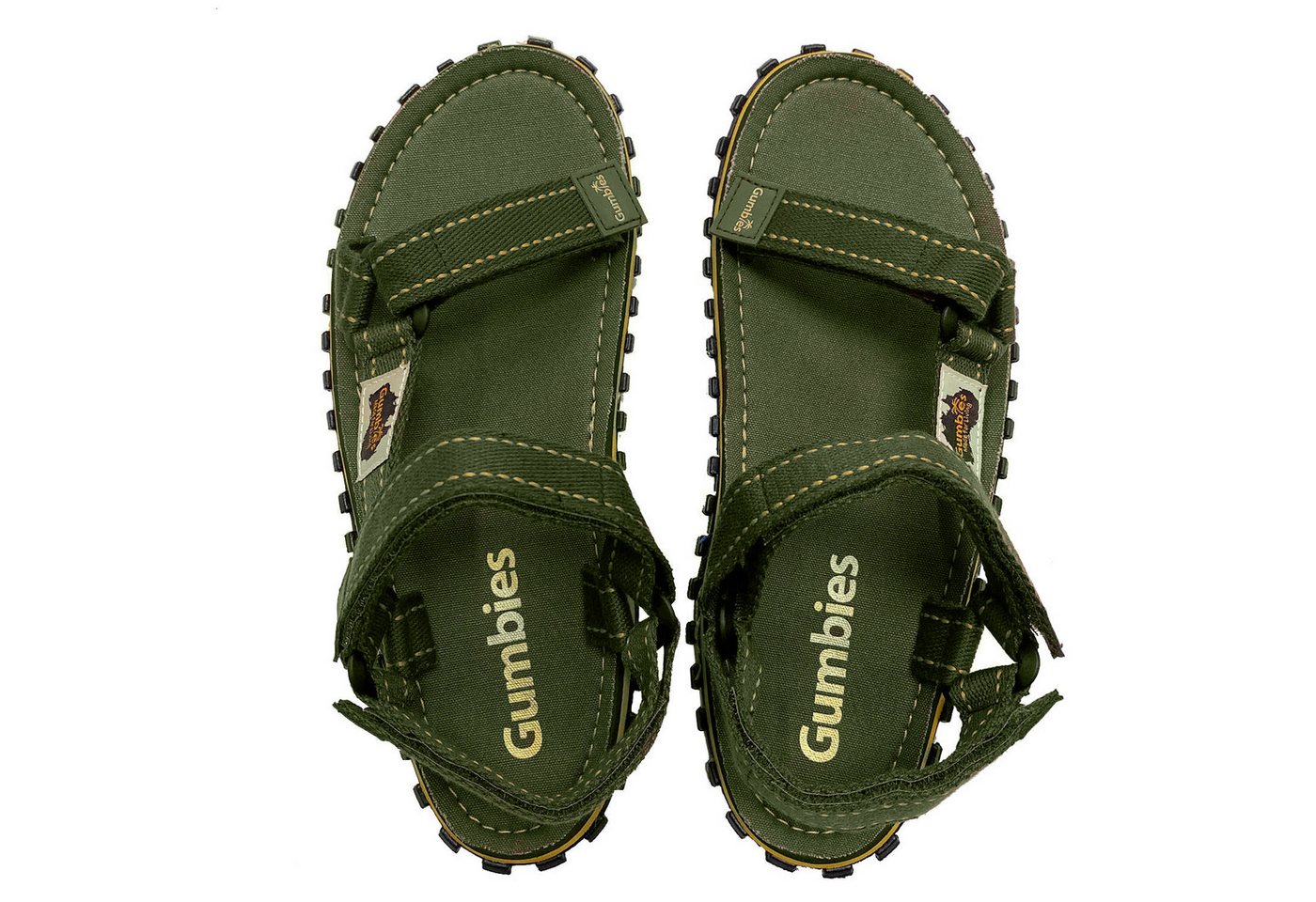 Gumbies Tracker in Khaki Sandalette Hergestellt aus recycelten Materialien