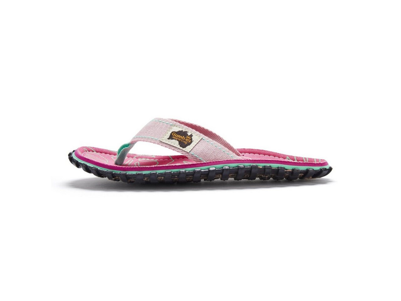 Gumbies Zehensandalen Original Flip Flops Blush Hibiscus pink/rosa Damen Badeschuh