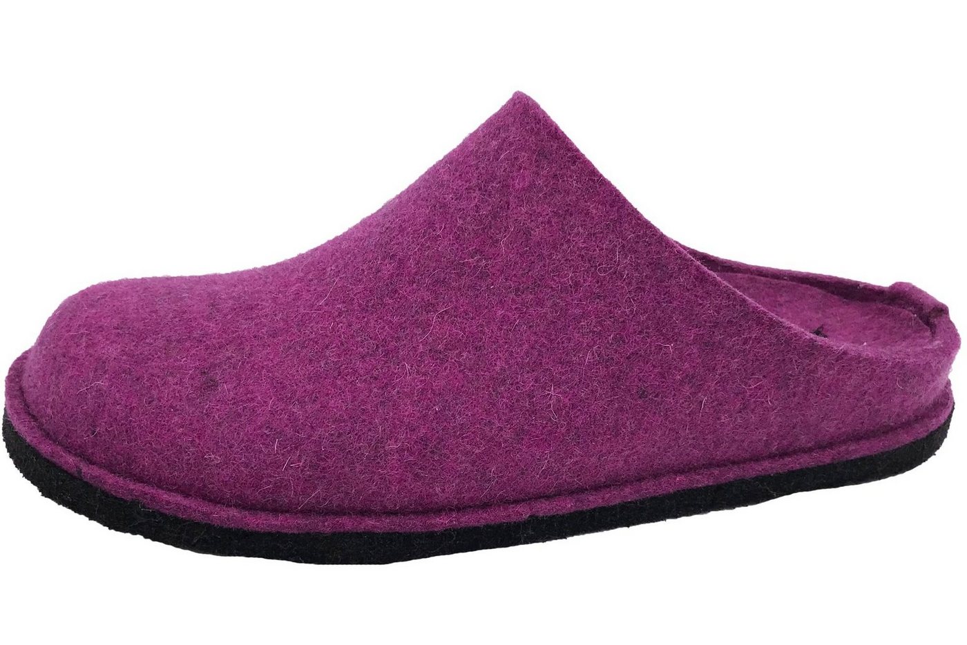 Haflinger 311010 Flair Soft Hausschuh Wollfilz (Maulbeere)