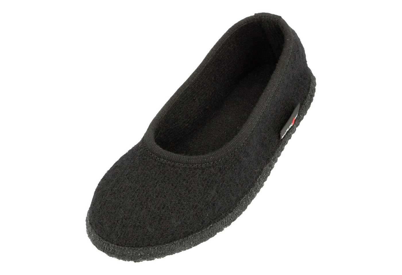 Haflinger Slipper Marina Filzpantoffel Hausschuh Ballerina aus Wollwalkstoff Hausschuh