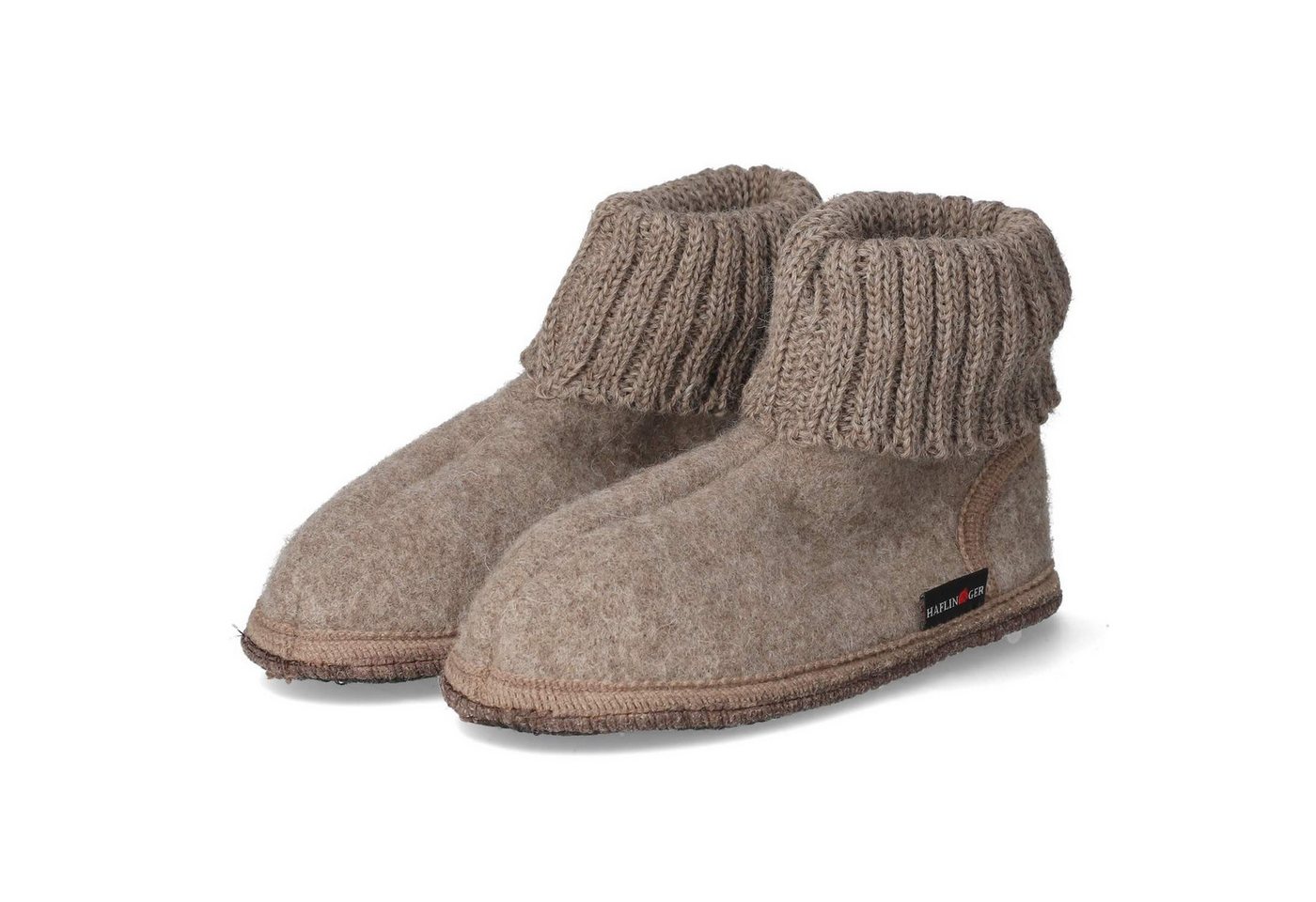 Haflinger 631047-46 Damen Textil beige Hüttenschuhe