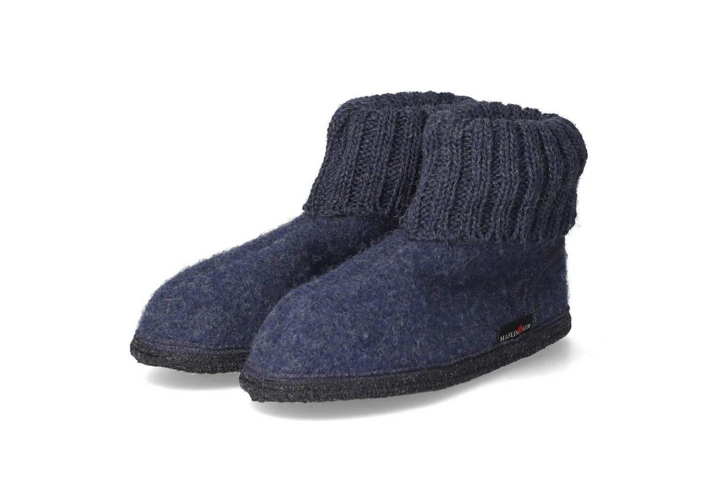 Haflinger 631047-72 Damen Textil blau Hüttenschuhe