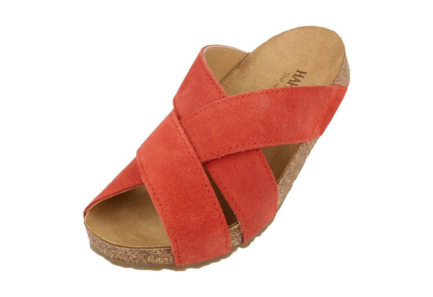 Haflinger Bio Como Sommer Sandale aus Leder Hausschuh Unisex Hausschuh
