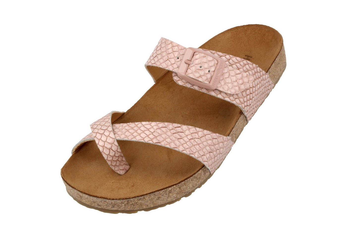 Haflinger Bio Juno Sommer Sandale Hausschuh Unisex Hausschuh (Rosé)