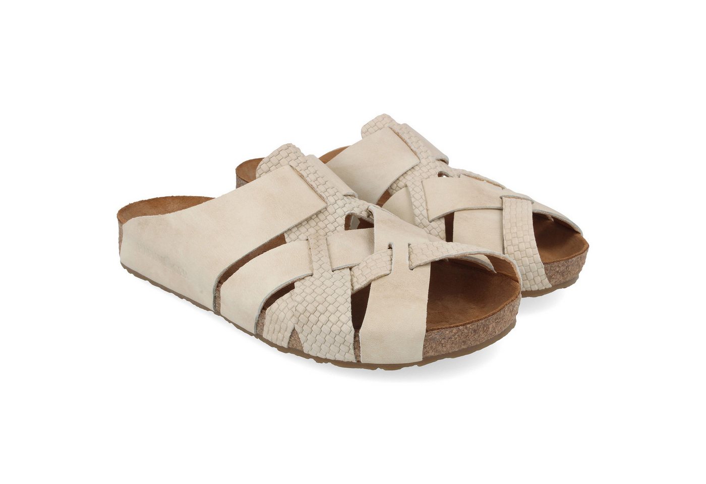Haflinger Bio Leder Dana Sommer Sandale für Damen Hausschuh