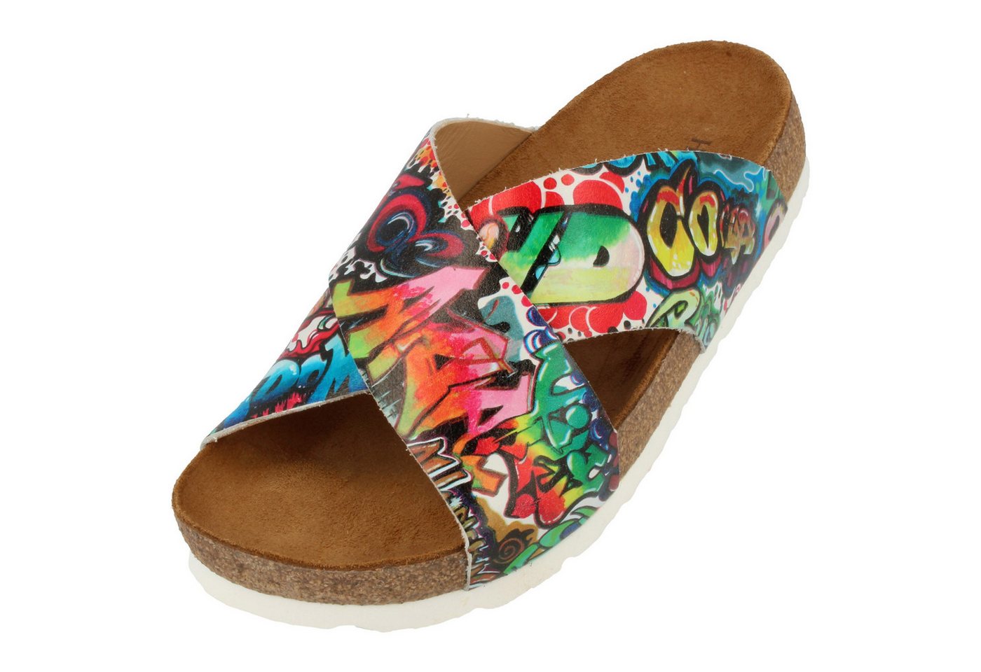 Haflinger Bio Mio Sommer Sandale aus Leder Hausschuh Unisex Hausschuh