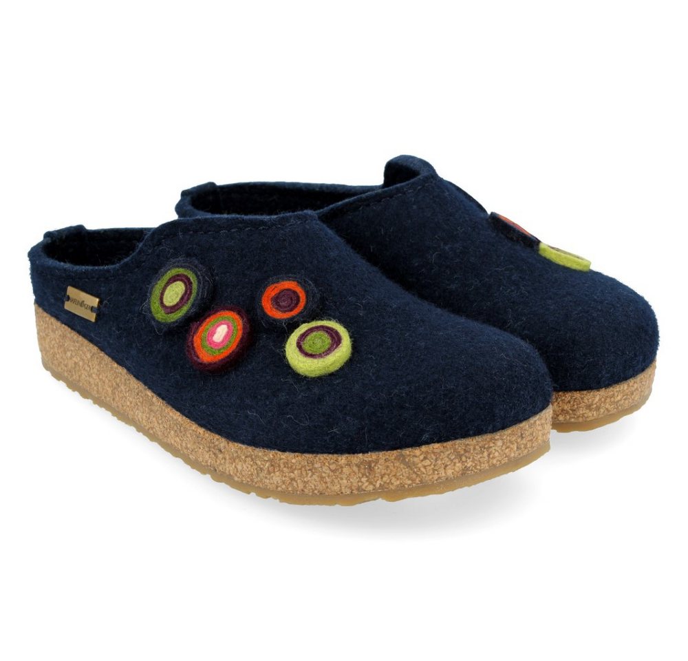 Haflinger Damen Hausschuh Grizzly Kanon Clog