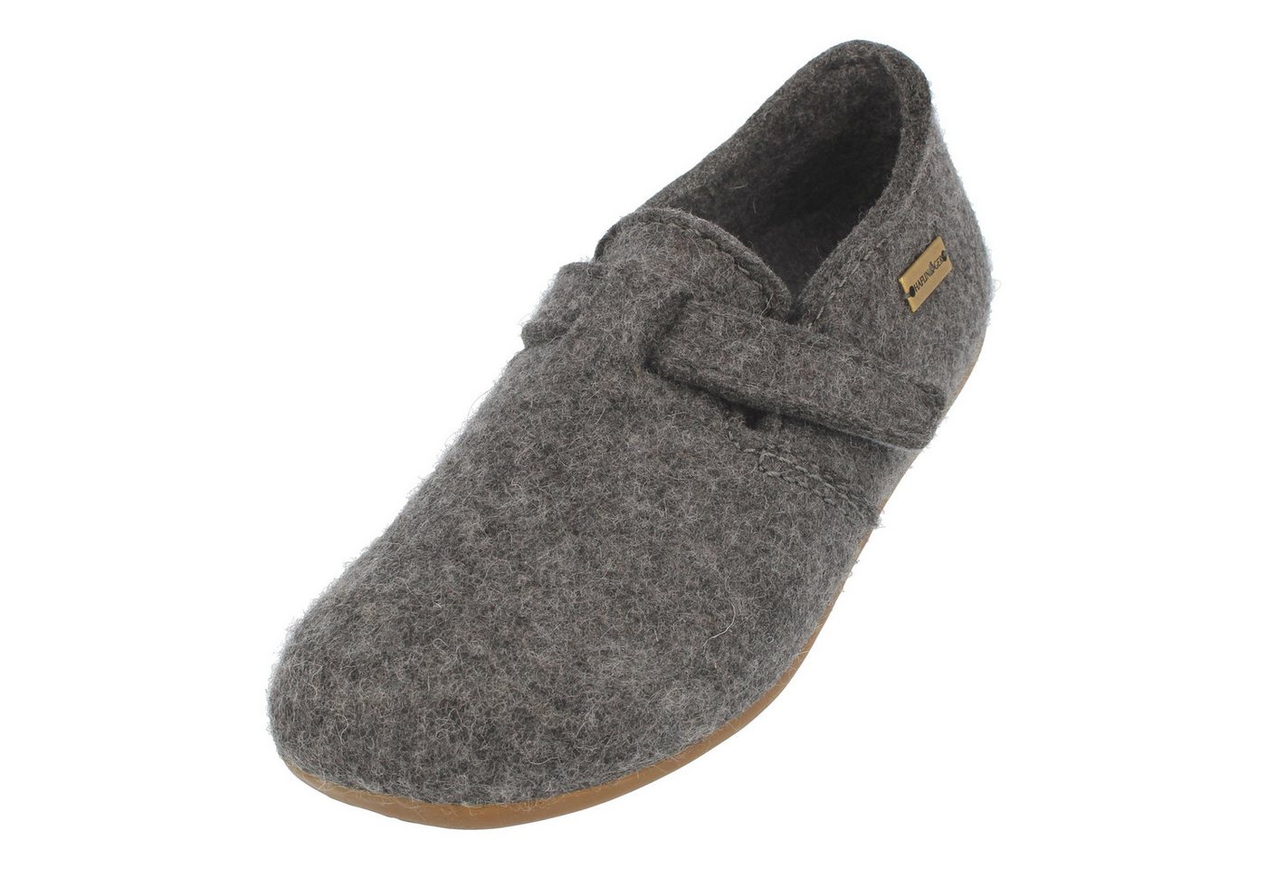 Haflinger Everest Focus Filzpantoffel mit verstellbarem Riemen Hausschuh unisex Hausschuh