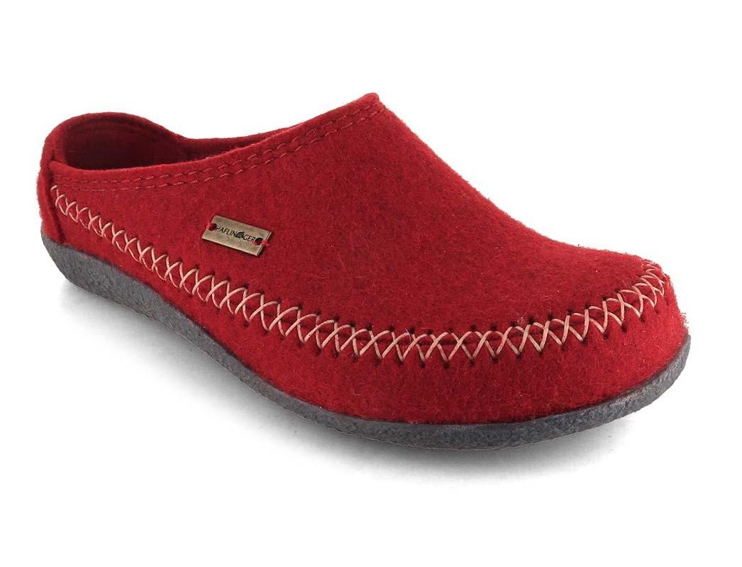 Haflinger Filz-Pantoffel Blizzard Credo Hausschuh mit weitem Einstieg