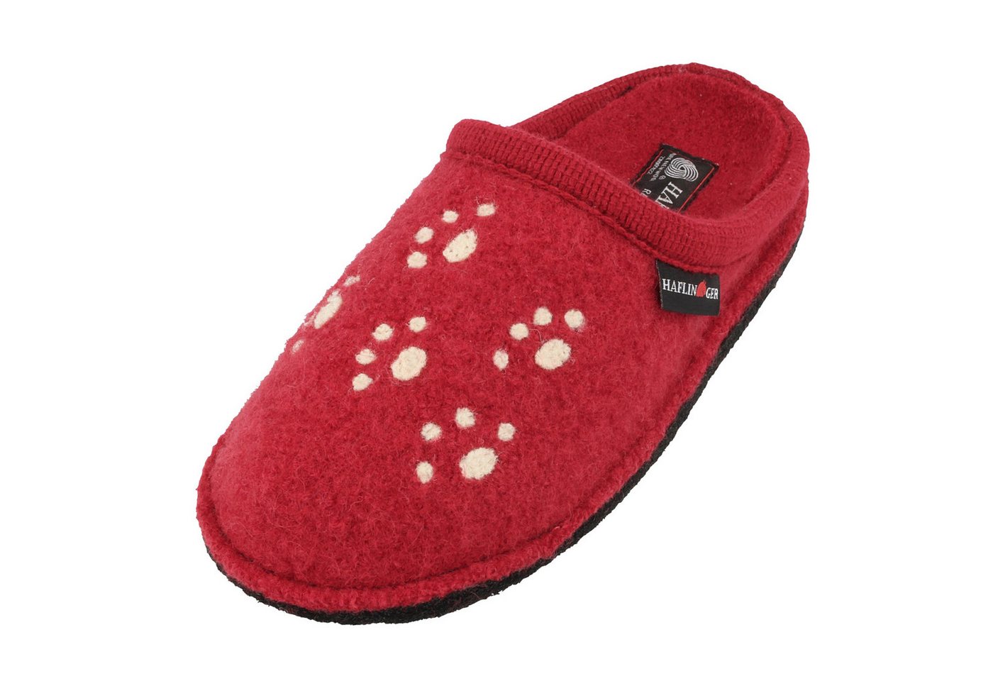 Haflinger Flair Fido Pantoffeln gewalkter aus Wolle Hund Unisex Hausschuh