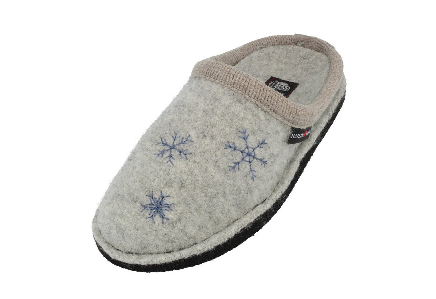 Haflinger Flair Olaf Pantoffeln gewalkter aus Wolle Schneemann Unisex Hausschuh