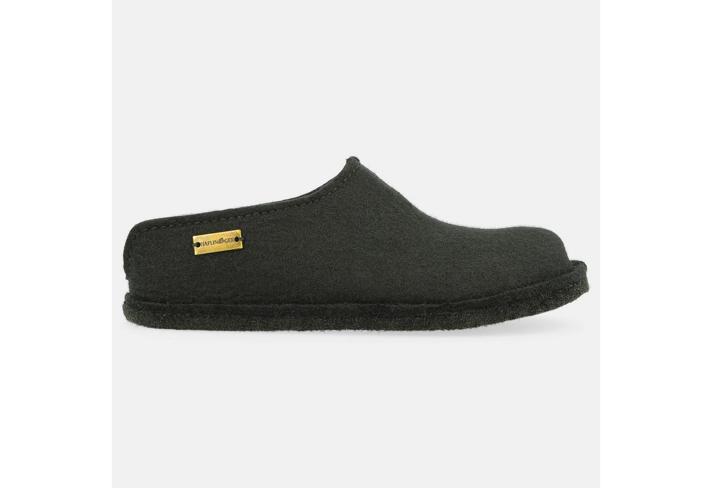 Haflinger Flair Smily Filzpantoffeln aus Wollfilz Hausschuh Unisex Hausschuh