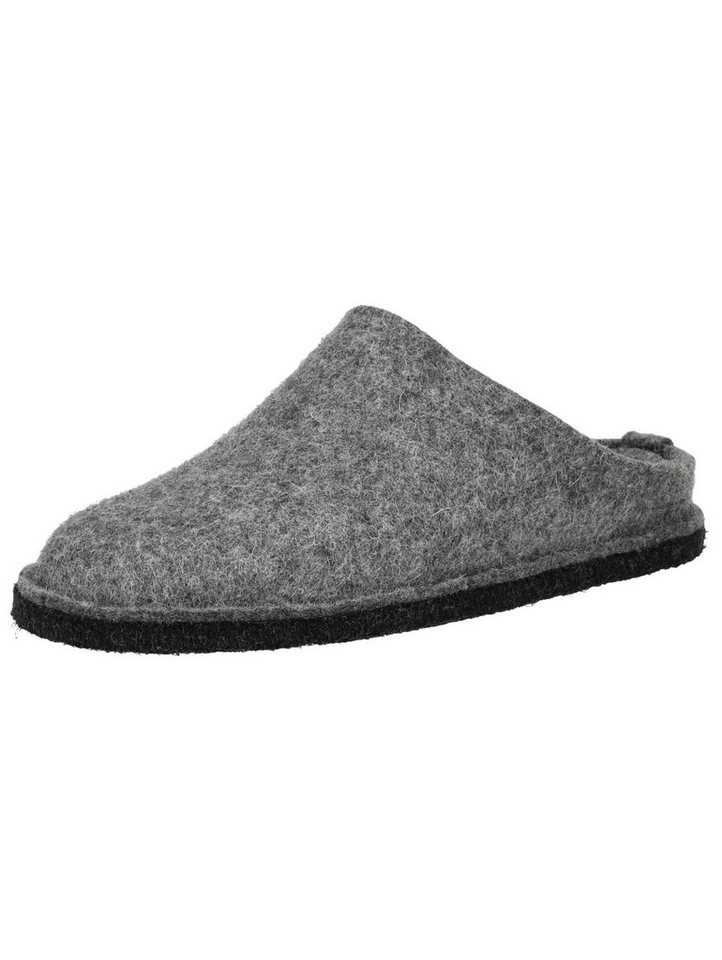 Haflinger Hausschuhe Filz Hausschuh (grau)