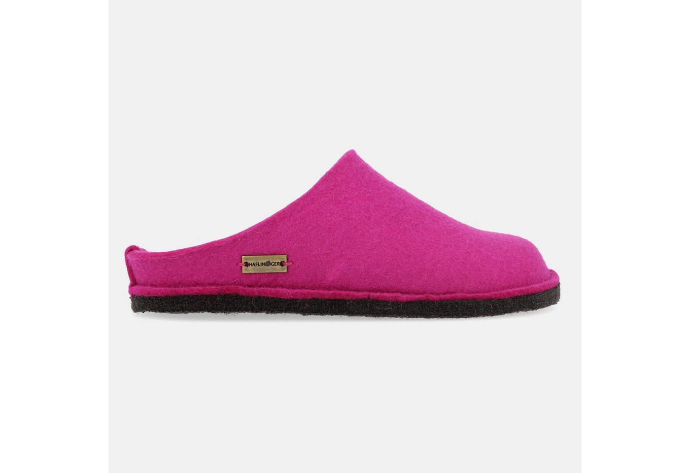 Haflinger Flair Soft Filzpantoffeln aus Wollfilz Hausschuh Unisex Hausschuh (Kardinal)