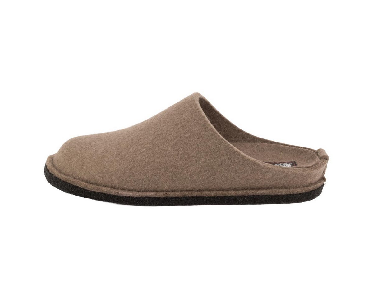 Haflinger Flair Soft Pantoffel (1-tlg) Pantoffeln - 100% reiner Wollfilz, Eingearbeitetes Fußbett