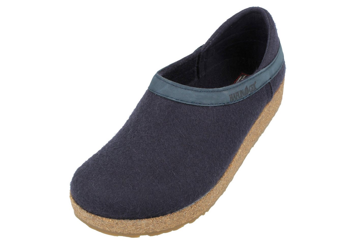 Haflinger Grizzly Buffalo Filzclog aus reinem Wollfilz Hausschuh