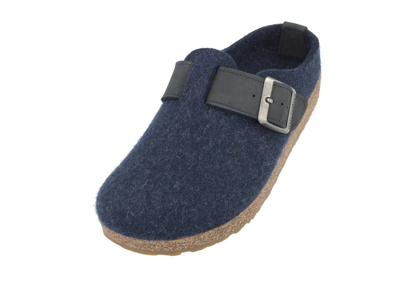 Haflinger Grizzly Chicago Filzclog aus reinem Wollfilz Unisex Hausschuh