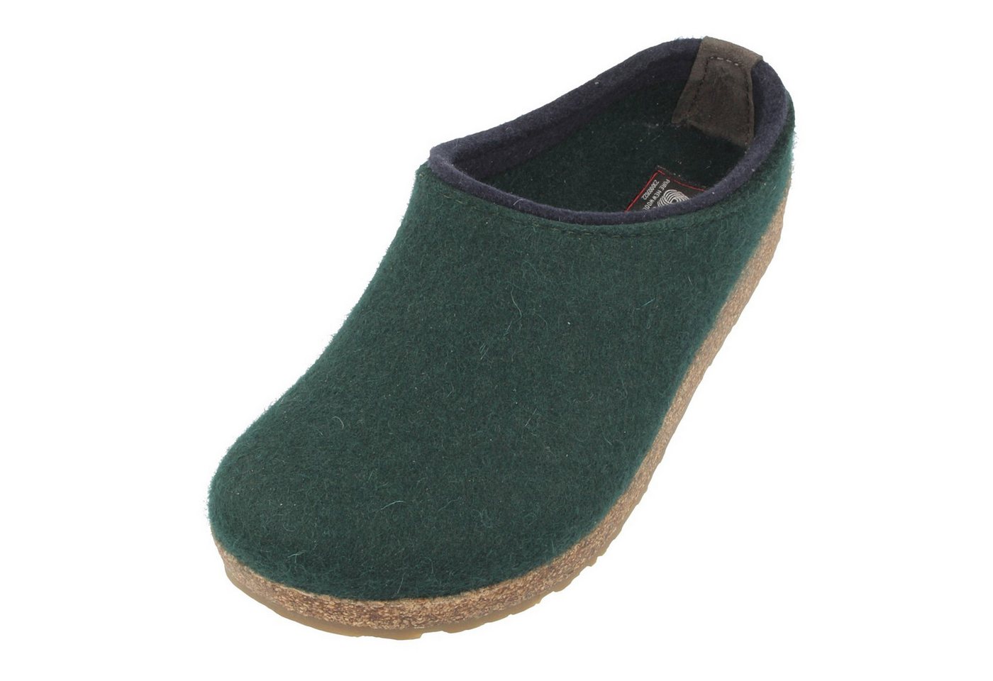 Haflinger Grizzly Kris Filzclog aus reinem Wollfilz Hausschuh
