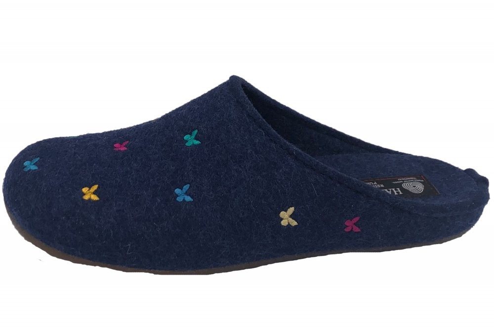 Haflinger Hausschuh (blau)