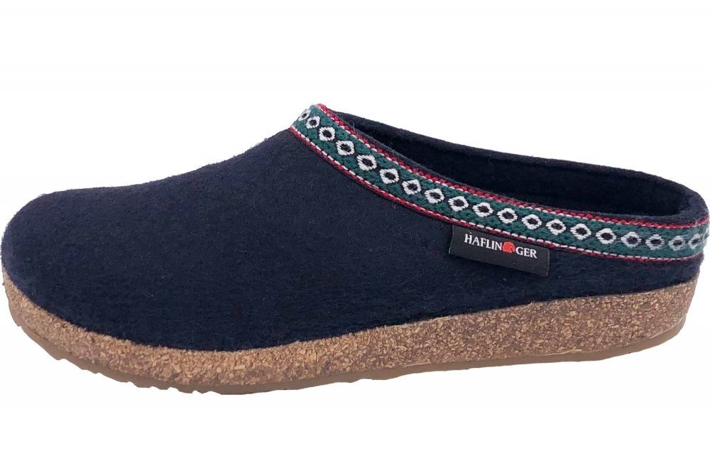 Haflinger Hausschuh (blau)
