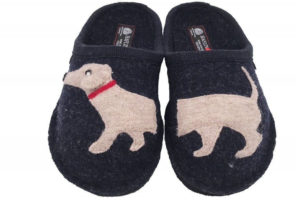 Haflinger Hausschuh (blau)
