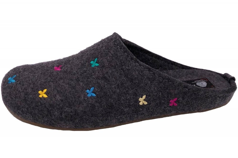 Haflinger Hausschuh (grau)