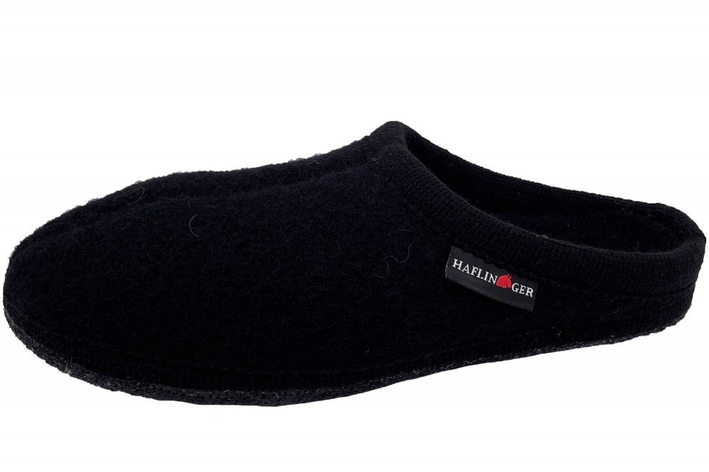 Haflinger Hausschuh (schwarz)