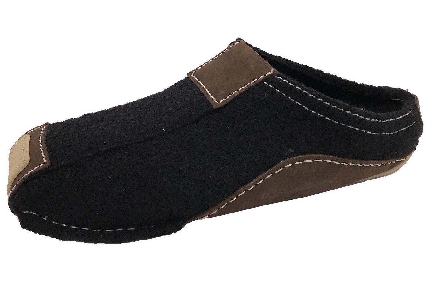 Haflinger Hausschuh (schwarz)