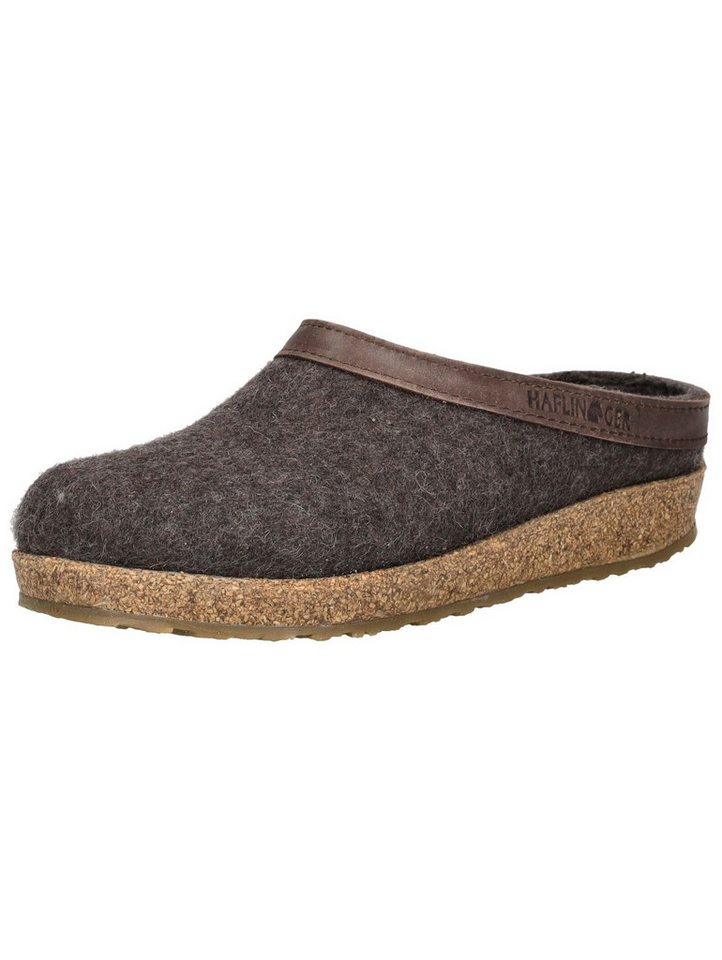 Haflinger Hausschuhe Filz Hausschuh (braun)