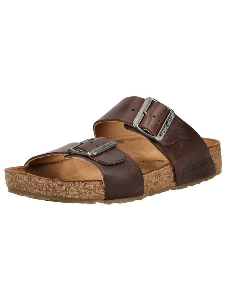 Haflinger Hausschuhe Leder Hausschuh (braun)