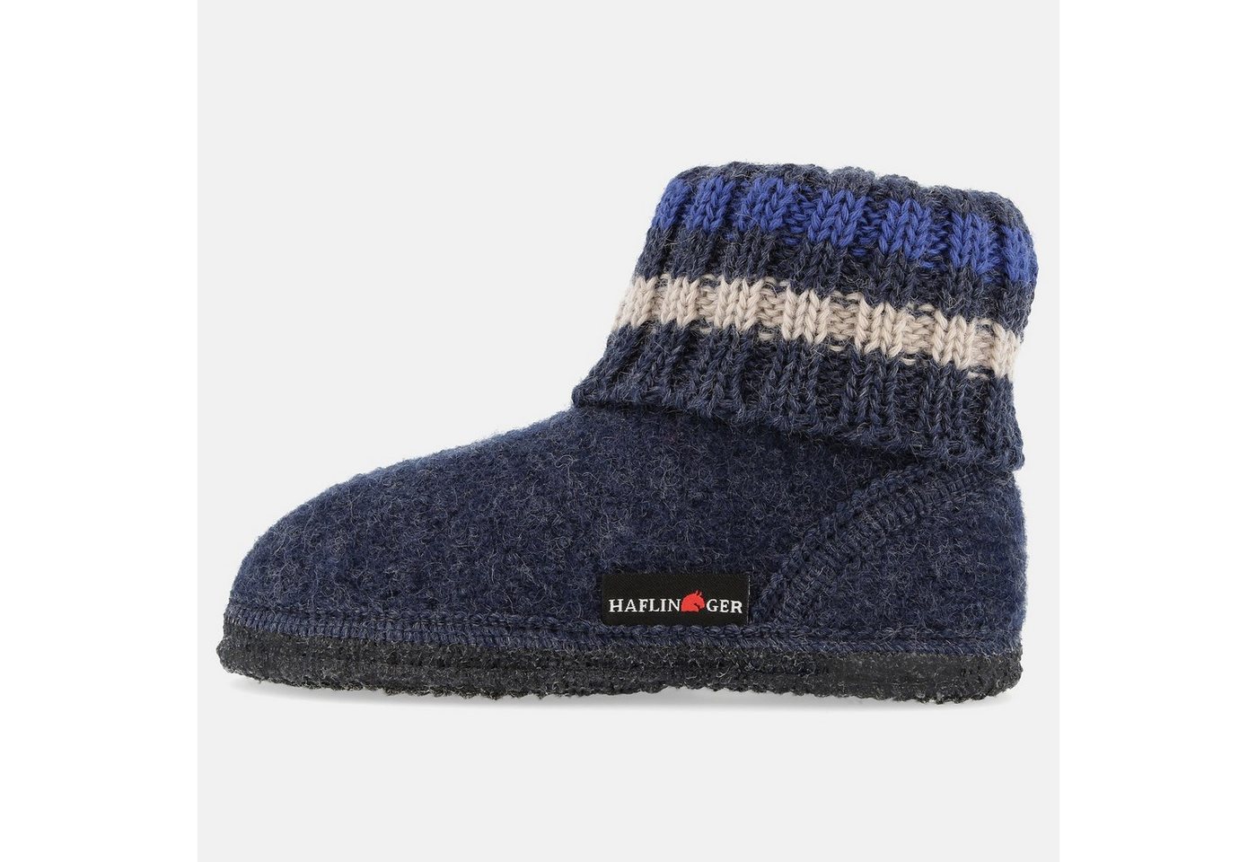 Haflinger Hüttenschuh Paul aus reiner Schurwolle Hausschuh