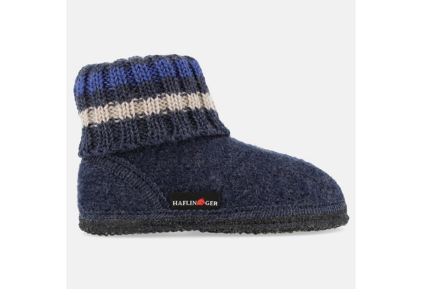 Haflinger Hüttenschuh Paul aus reiner Schurwolle Hausschuh