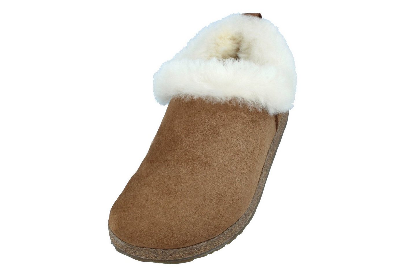 Haflinger Iceland Lammfell Leder Hausschuh Unisex Hausschuh