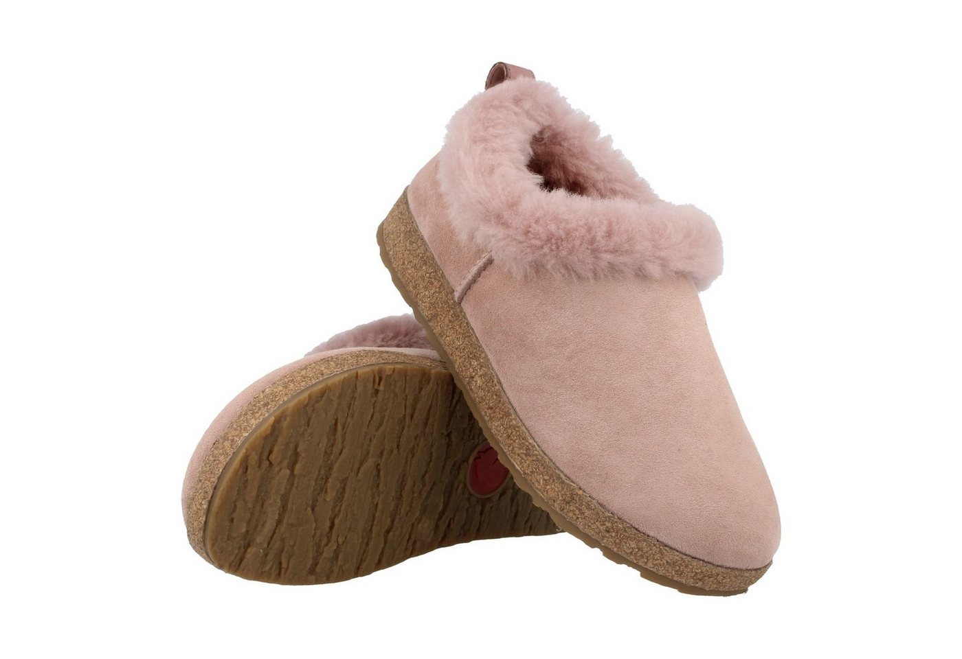 Haflinger Iceland Lammfell Leder Hausschuh Unisex Hausschuh