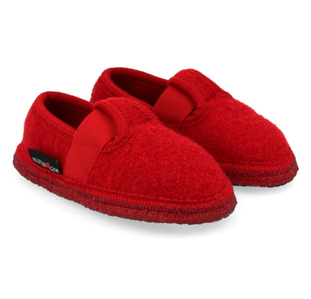 Haflinger Kinder Hausschuh Slipper Hausschuh (rot)