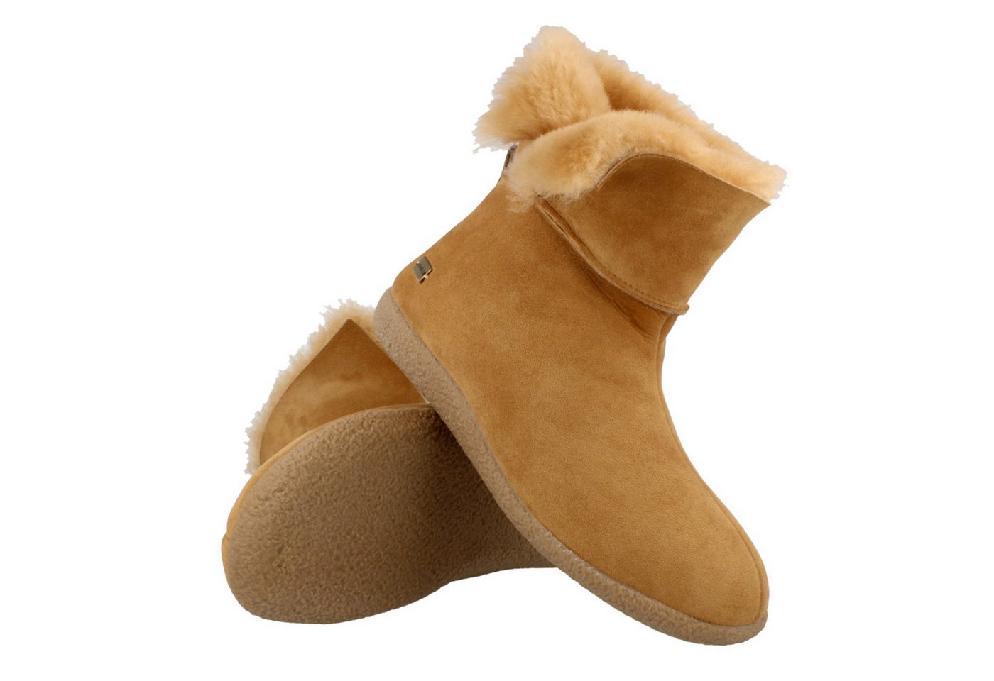 Haflinger Lemmi Lammfell Hausschuhe Stiefel Unisex Hausschuh