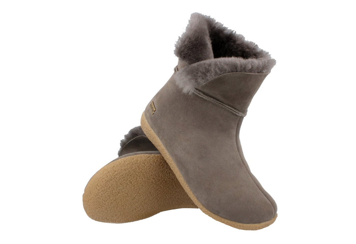 Haflinger Lemmi Lammfell Hausschuhe Stiefel Unisex Hausschuh