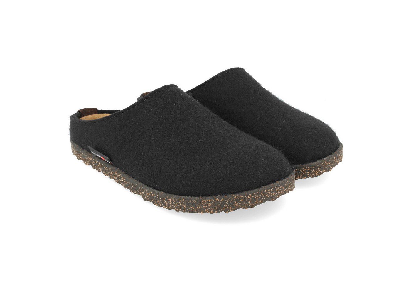 Haflinger Manhattan Filzclog aus reinem Wollfilz Hausschuh