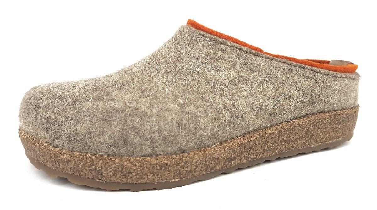Haflinger Pantolette Hausschuh (braun)